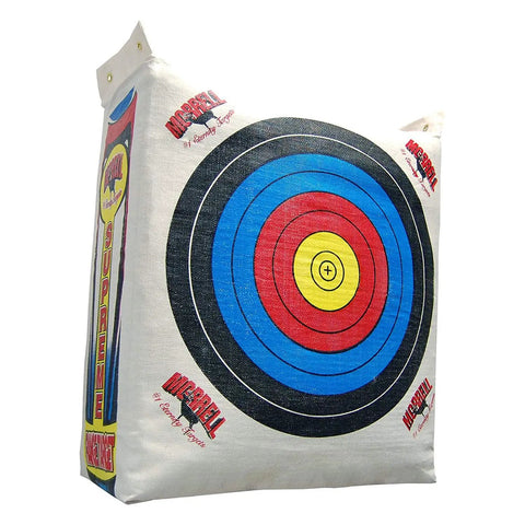 Weatherproof NASP Archery Target Bag Cover Replacement with dual sides and four shooting spots, white cover, pro grade.