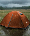 2 Person Backpacking Tent Waterproof Lightweight Camping Tent For Two People Hiking Outdoor Mountain With Aluminum Poles