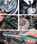 Go To 1/4 Inch Ratchet Socket Set 20 Piece With Extension Bar And Magnetic Pickup Tool, Chrome Vanadium Steel in auto repair