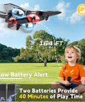 Foam Remote Control Airplane With Light For Kids And Grownups 360 Degree Flip Fighter Jet flying above a smiling child outdoors