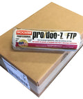 Pro Doo Z FTP 9 Inch Roller Cover With Half Inch Nap Pack Of 12 displayed on cardboard box