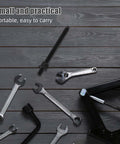 Heavy Duty Crankshaft Pulley Removal And Install Tool Kit With Gear Puller And Bearing Puller on wooden surface