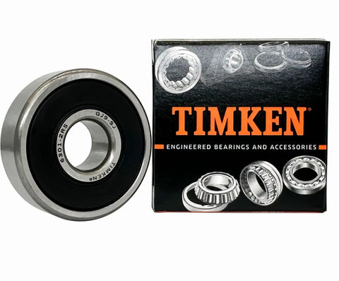 2 Pack 6301 2RS Double Rubber Seal Bearings 12x37x12mm For High Speed Rigs, DIY Projects, And Small Machinery, Shielded On Both Sides To Lock In Lubricant And Block Contaminants, bearing and box