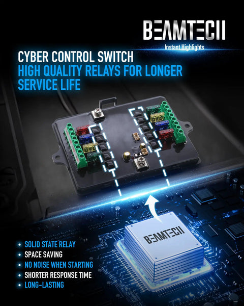 Beamtech control switch with high quality relays for 8 Gang RGB Switch Panel With Multi Function On Off Memory Dimmer Pulse Toggle And Auxiliary Touch LED Controller