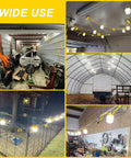 Gig Worthy Construction String Lights 75W 7500LM 5000K Daylight Bright Industrial lighting for diverse outdoor and indoor sites