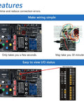 Projects Kit With Control Board V4 For Arduino IDE showing easy wiring and I/O status.