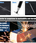 Comparison of Pro Grade Welding Pencil Set with standard pencils for welding mark visibility and durability