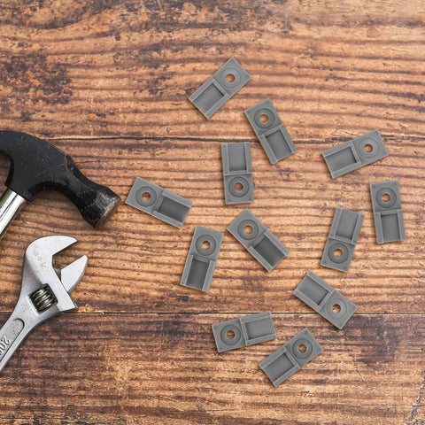 25 Pack Connector Mounting Clips For DTM DTP DT DTHD Series Connectors on table with tools for easy install
