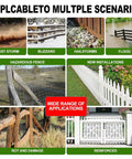 Top Notch Fence Post Repair Kit Built Tough As Nails For 33 Inch High Strength Steel Pile shown in various weather scenarios.