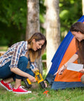 Using 8 Inch Heavy Duty Screw In Tent Stakes 12 Pack With Hex Socket And Storage Case Drill In Ground Anchors For Camping Galvanized Carbon Steel