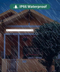Led Tube Light Fixture 18W 2Ft Linkable Shop Light For Garage Kitchen Bathroom Closet Office 5000K White Triproof Installed