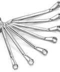 7 Piece Offset Bolt Extractor Wrench Set With 6 Point Box End For Stripped Bolts And Nuts Rounded Fastener Remover Kit