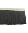 Close-up of Tough CNC Vacuum Brush Nylon Dust Cover for Engraving Machines, measuring 1m long by 100mm wide with adhesive