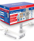 Heavy Duty Toggle Bolt Strap Anchors Kit With 20 Zinc Plated Straps And 20 Steel Threaded Studs displayed with packaging