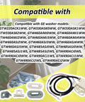 Washing Machine Lid Lock Switch Assembly Replacement For Compatible Models Easy Installation High-Durability Component Fits WH08X31577 WH01X24114 WH01X26114 WH01X27954 44961452 963152 AP7015047 AP7033485, compatible GE washer lid lock parts
