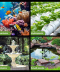 660 GPH Submersible Water Pump For Ponds, Fountains, Hydroponics, Statuary And Waterfalls, Works Great For Aquarium And Fish Tank Setups