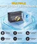 Go-To High Capacity LiFePO4 Battery 24 Or 25.6V 5Ah For UPS Solar Panels Boats RVs Kayak Fish Finder Scooter And More with protection features