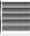 100 Pack Bulk Black Ink Click Pens With Soft Comfort Grip For Office And School Featuring Retractable Design And Zero Bleed Technology Solid Pen Set arranged in rows.