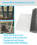 Heavy Duty Hardware Cloth Roll 12 Inch By 20 Foot 1/4 Inch Mesh 23 Gauge Welded Wire Fence Galvanized After Welding For Backyard Garden Fencing Chicken Wire Crafting And DIY Projects rolled hardware cloth for garden and poultry enclosures