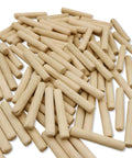 Three Eighths Inch Wooden Dowel Pins For Furniture And Door Installations Precision Imperial Sizing for DIY woodworking projects