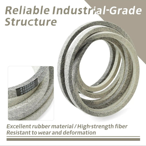 52 Inch Deck Drive Belt Replacement For Bobcat ProCat Zero Turn Mower showing industrial-grade rubber construction