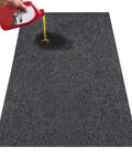 Heavy Duty Waterproof Garage Floor Mat 8 Foot 10 Inch By 22 Foot With Non Slip TPE Backing Beefy Containment Mat Protects From Water Snow Mud And Oil