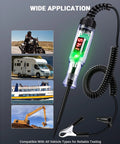 Rugged Pro Grade Automotive Test Light Circuit Tester With 3 To 48V Digital Voltmeter And Dual Polarity Indicator beside various vehicles