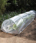 Mini Greenhouse Tunnel For Outdoors, Backyard Grower Friendly Greenhouse Hoops Kit with PVC cover protecting plants in garden