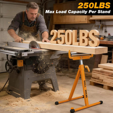 Legit Heavy Duty Roller Stand For Table Saw And Planer Doubles As A Slick Woodworking Support Hauls 250 Lbs Of Plywood Without A Hitch Features Chrome Rollers And Quick Fold Flat Design For Your Shop
