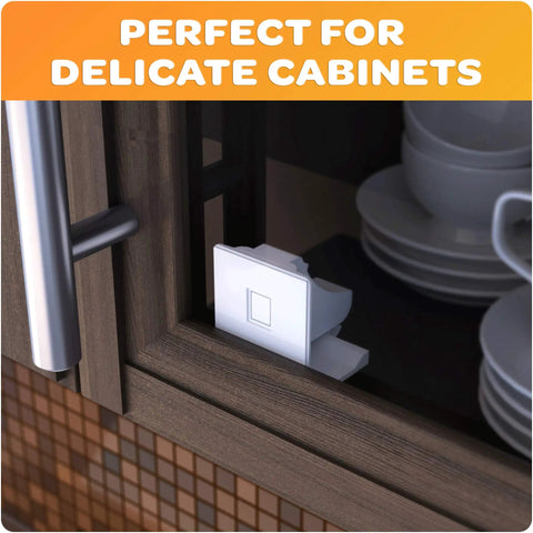 Magnetic Cabinet Locks For Child Safety Inside Cabinets Keeps Doors Locked Up Tight Kid Proofing System installed inside door