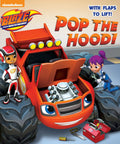 Interactive Blaze And The Monster Machines Lift The Flap Board Book Features rad truck missions with colorful characters and a monster truck.