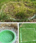 Beefed Up Resin Sump Cover With Frame For Garage Floor Drain, Invisible Sewage Basin And Manhole Cover, Durable Outdoor Drainage Solution 90x90cm 35.4x35.4 Inches