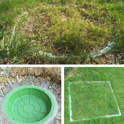 Beefed Up Resin Sump Cover With Frame For Garage Floor Drain, Invisible Sewage Basin And Manhole Cover, Durable Outdoor Drainage Solution 90x90cm 35.4x35.4 Inches
