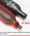 Adhesive-Lined Heat Shrink Tubing Kit Marine Grade 320 Pieces 3 To 1 Shrink Ratio Waterproof Electrical Wire Insulation Detail