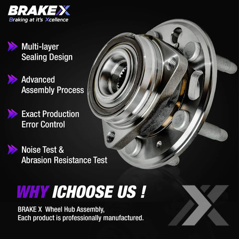 Rear Left Wheel Bearing For 1999-2004 Nissan Frontier HC Series Replacement - Front Driver Side Hub Bearing, Heavy Duty Precision Fit