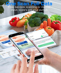 App displaying nutritional data of chicken and vegetables with Your Kitchen Sidekick Smart Scale With Nutritional Calculator And Free App