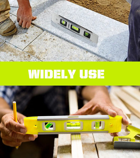 Straight Shots 9 Inch Torpedo Level 2 Pack High Visibility Green Vials Compact Jobsite Tool For Spot On Readings No Sweat Setup Lightweight Frame For Real Tradesmen And Weekend Warriors Pros