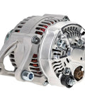 Alternator Replacement For Dodge Dakota 2.5L 1999 2000 And Jeep Cherokee TJ Wrangler 2.5L 4.0L 1999 2000 With 117 Amp Output 12V CW Rotation S6 Pulley ER Regulator IF Fan And Compatible With 113357 113358 56005684AB 56005685AC, front view
