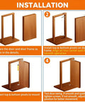 Alt Tag: Heavy Duty Wood Door Pivot Hinges Self Closing 360 Degree Shaft Stainless Steel Pivot Hardware Installation Guide