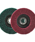 Killer 5 Inch Nylon Flap Polishing Wheels For Angle Grinder 125mm Grind Disc with Non Woven Scouring Pad Grit 320 buffing tool set.