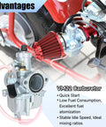 26mm Carburetor Throttle Assembly Kit Replacement for Predator 212cc 224cc 196cc Engines close-up view with air filter