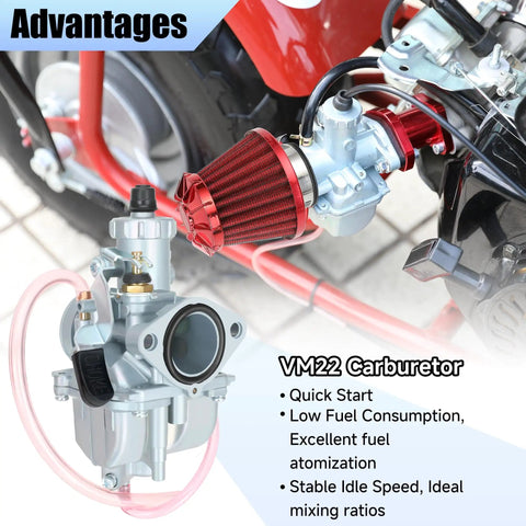 26mm Carburetor Throttle Assembly Kit Replacement for Predator 212cc 224cc 196cc Engines close-up view with air filter