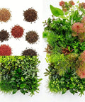 100 Mixed Aquarium Grass Seeds For Planting In Tanks Ponds And Patio Containers Easy To Grow Aquatic Grass Garden 2 To 6 Inches Tall Rich Color Mix Fast Germination Low Maintenance assorted seeds and planted aquarium grass display