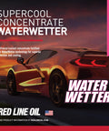 Top Shelf Concentrated Engine Coolant And Antifreeze Treated With Slick Water Conditioner Heavy Duty Heat Transfer Additive For Aluminum And Brass Radiators Keeps Your Ride Cool And Smooth in a vibrant car scene at sunset.