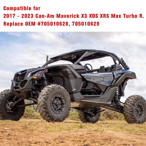 Headlight Covers Trim For Can Am Maverick X3 XDS XRS Max Turbo R 2017 To 2024 2 Pack Replacement Bezel Easy Fit