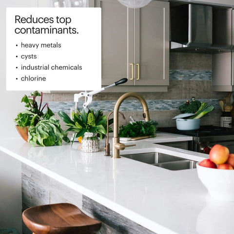 Circle Under Sink Reverse Osmosis Membrane Replacement For Clean Water, Pro Grade WQA Certified, Reduces Fluoride Arsenic Heavy Metals, Cysts And Industrial Chemicals, Lasts Up To 24 Months