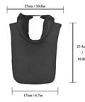 Throat Guard Gorget For HEMA Fencing, Lightweight Canvas Overlay With Air Mesh, 10mm XPE Foam Padding And Protection Plate front view