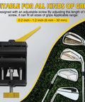 Beast Golf Club Regripping Kit 2.0 With Quick Release Vise Clamp No Drill Fits 6 To 28mm Shafts; golf clubs on grass