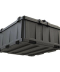 Tough As Nails Dual Group 8D Battery Box with Easy Install Mounts, durable black rotomolded design for marine and RV use.