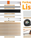 X Axis Extension Kit For 8040 CNC Router Upgrade With Hybrid Spoilboard Worktable package components including gantry, bolts, base support, and manual.